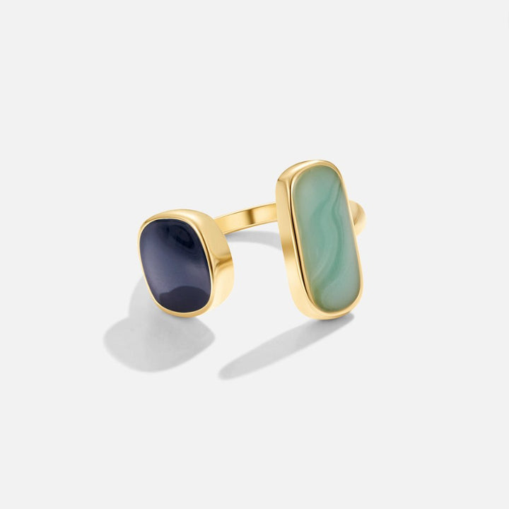 Wraparound Ring with Aquamarine