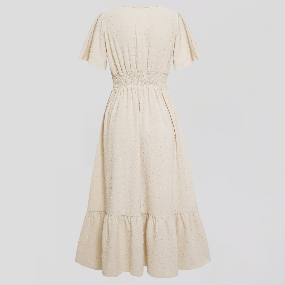 ARIA  | Midi Dress with V-Neck