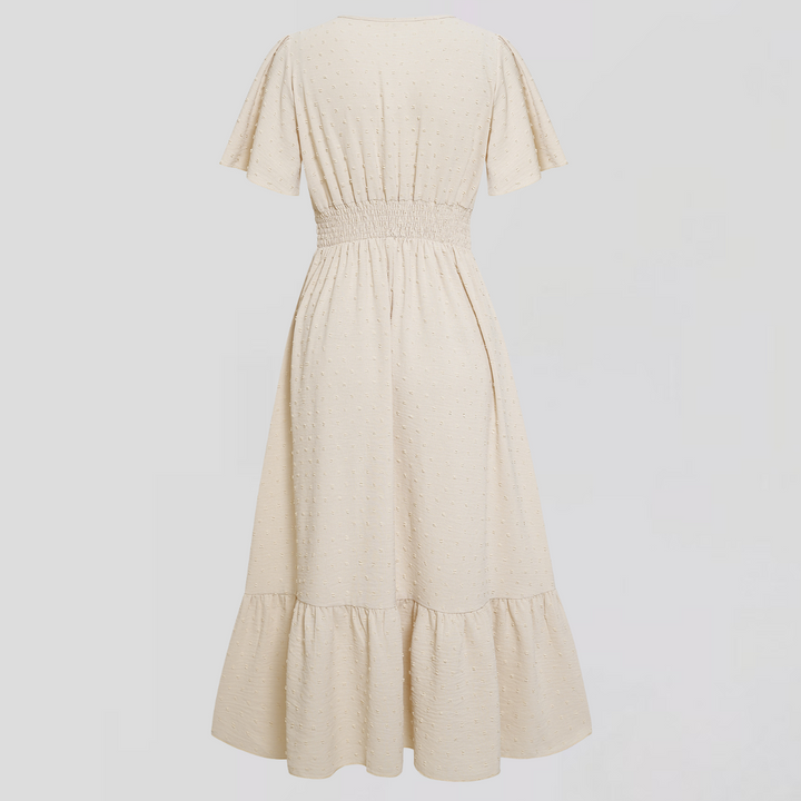 ARIA  | Midi Dress with V-Neck