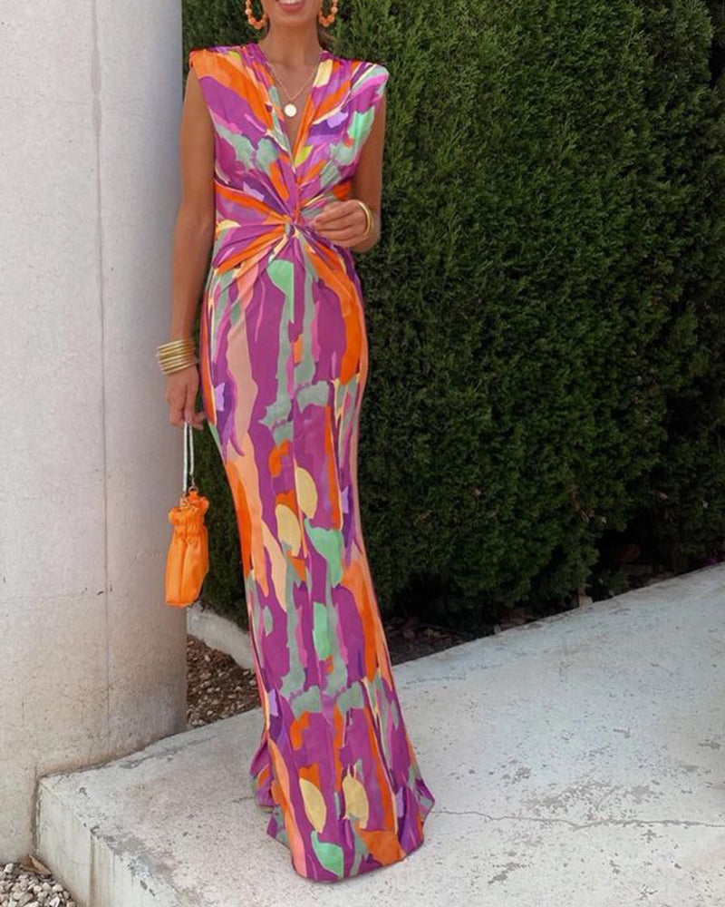 Élodie   | Sleeveless Wrap Long Dress