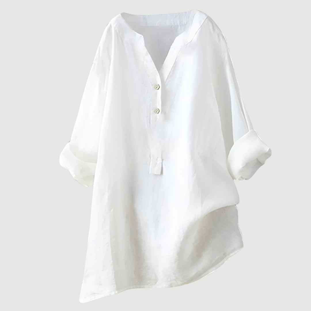 Freja | Airy and comfortable button-down shirt