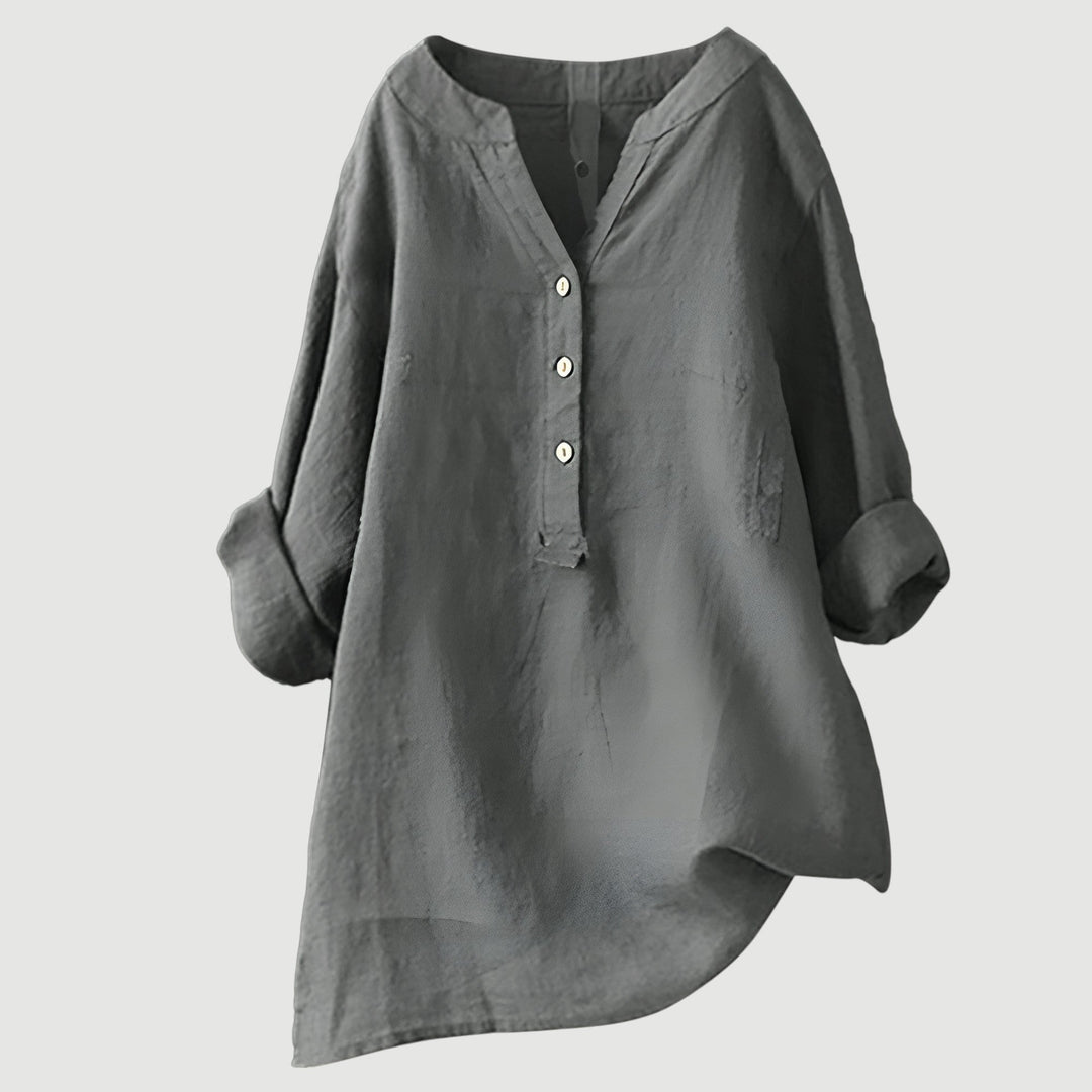 Freja | Airy and comfortable button-down shirt
