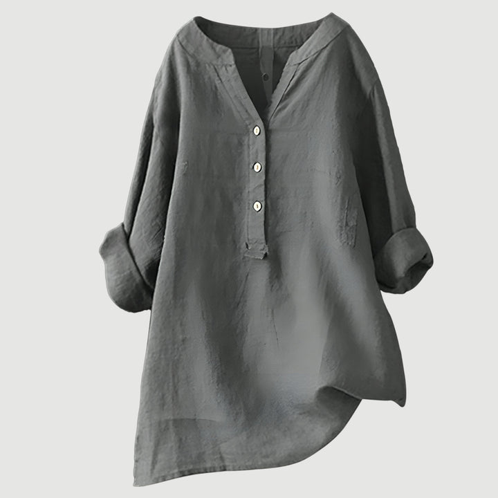 Freja | Airy and comfortable button-down shirt