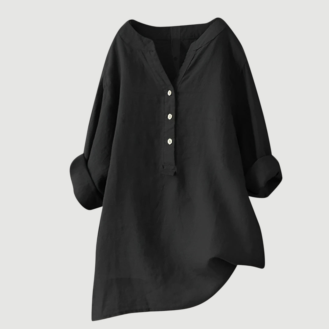 Freja | Airy and comfortable button-down shirt