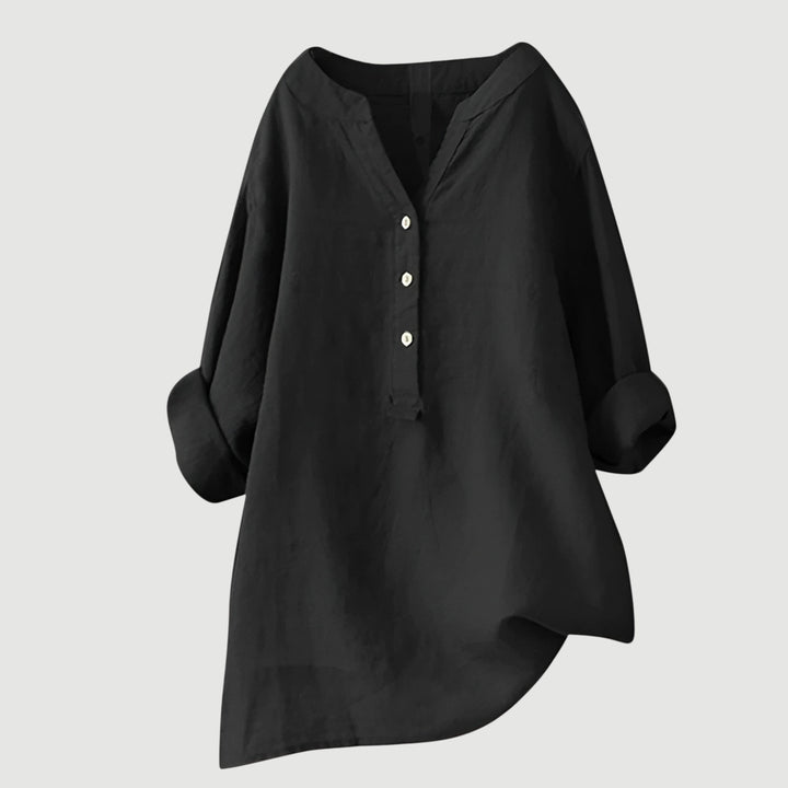 Freja | Airy and comfortable button-down shirt