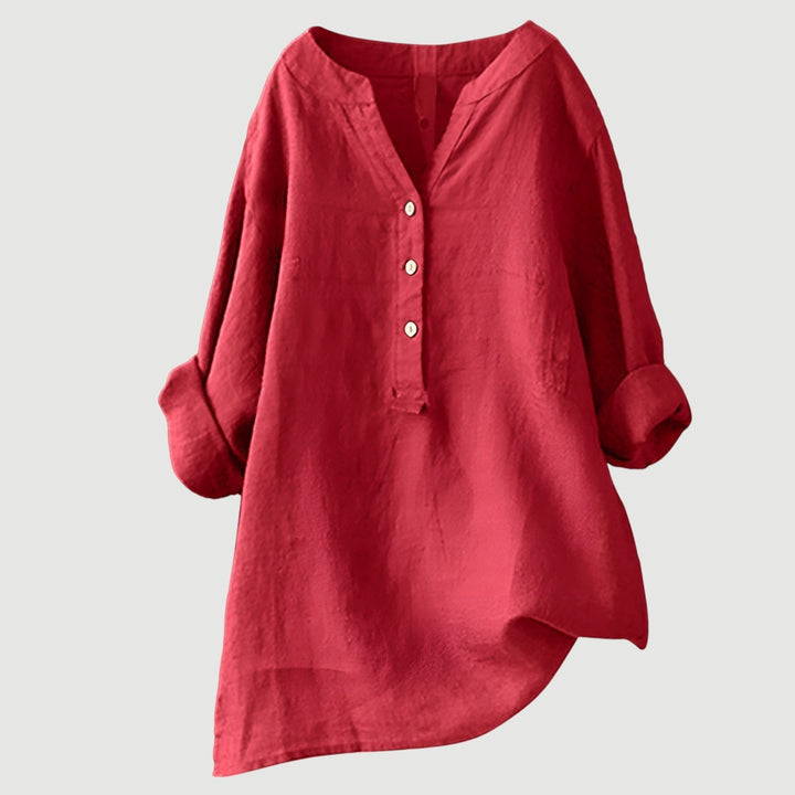 Freja | Airy and comfortable button-down shirt