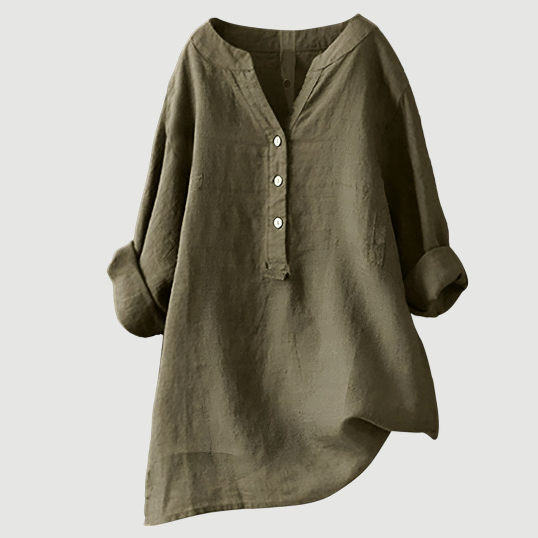 Freja | Airy and comfortable button-down shirt