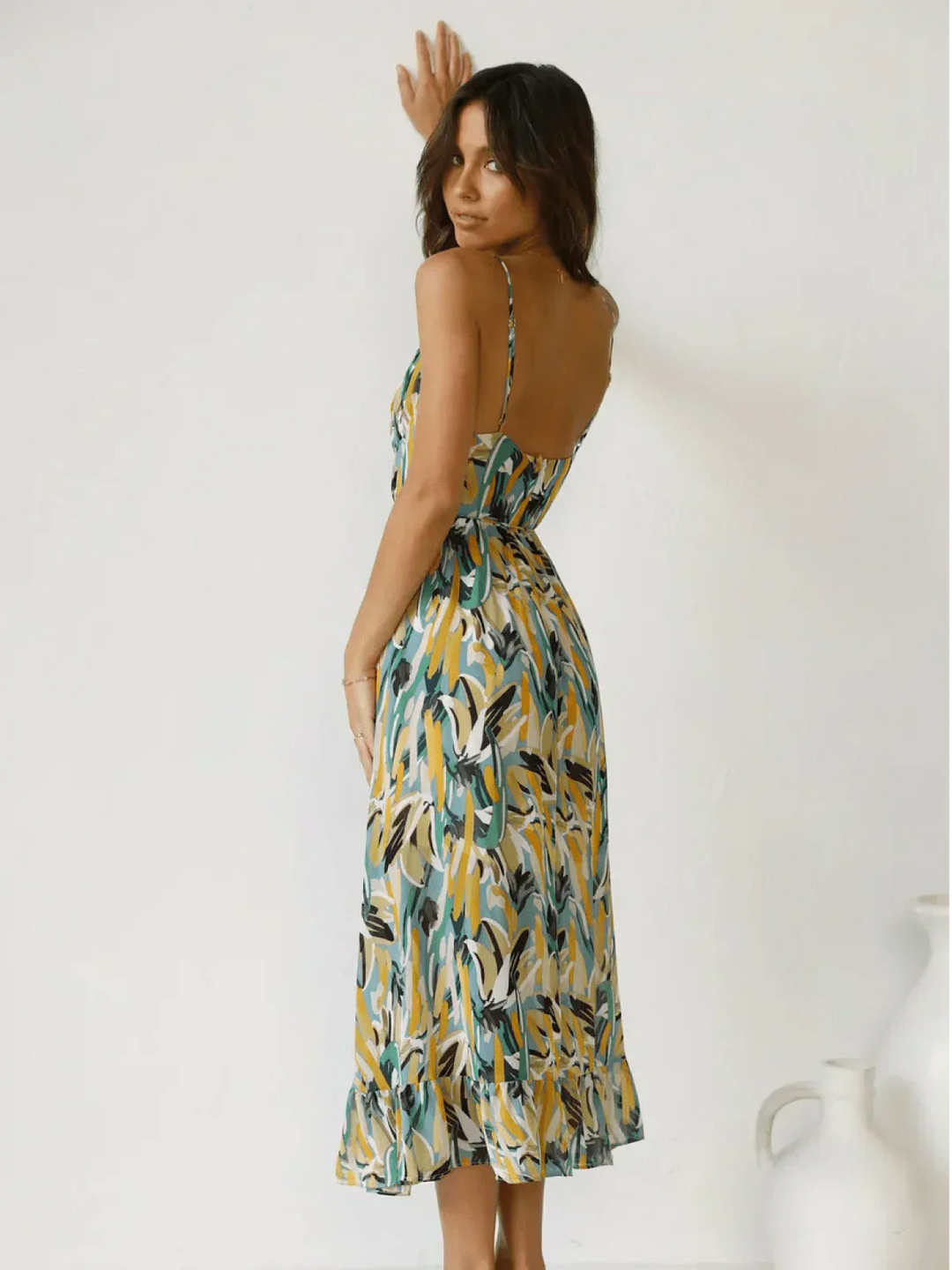 CHIARA | Colorful Midi Dress