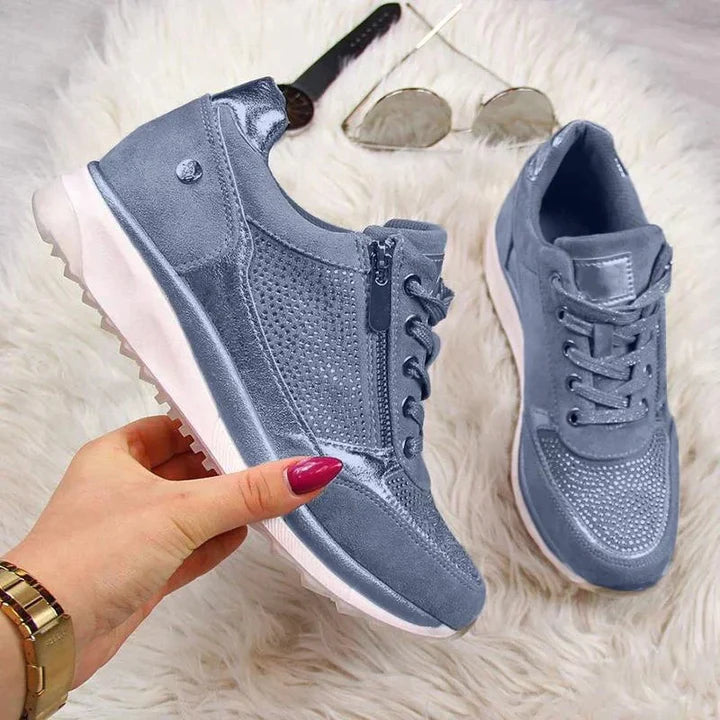Anty | Shiny lace-up sneakers