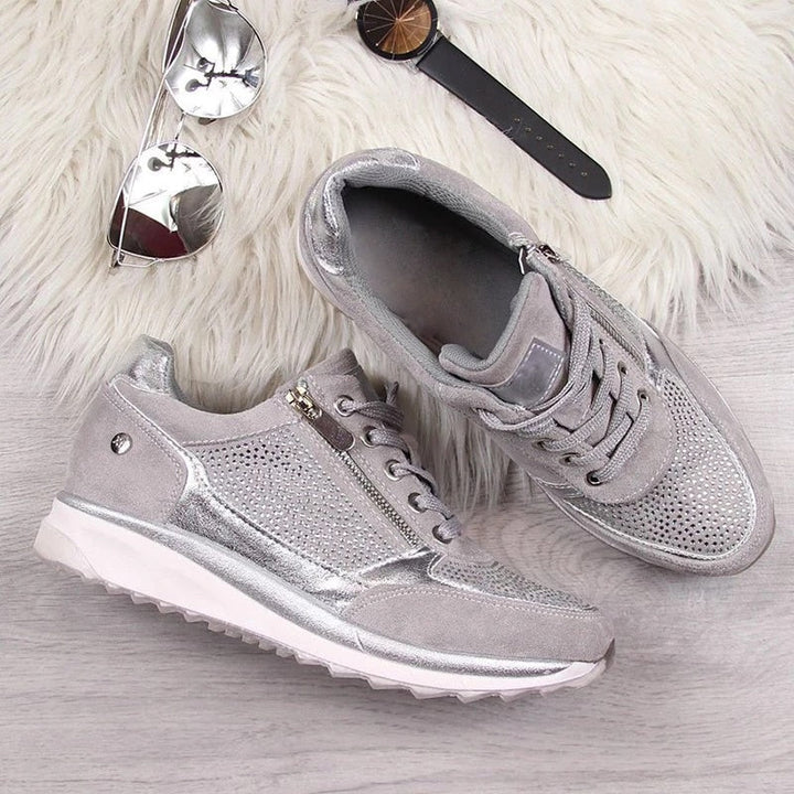Anty | Shiny lace-up sneakers