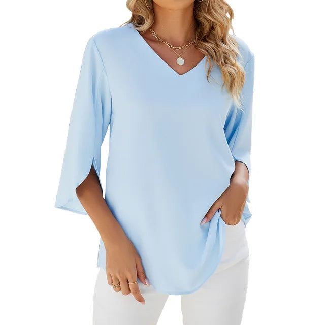 Cara   | V-neck Blouse