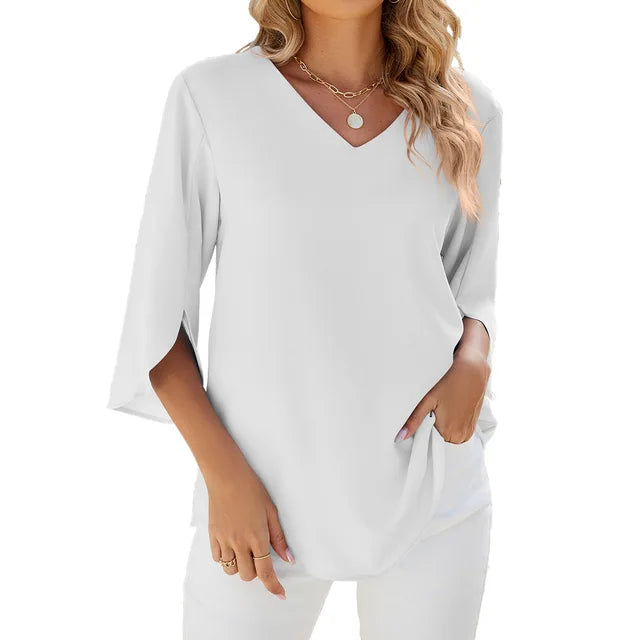 Cara   | V-neck Blouse