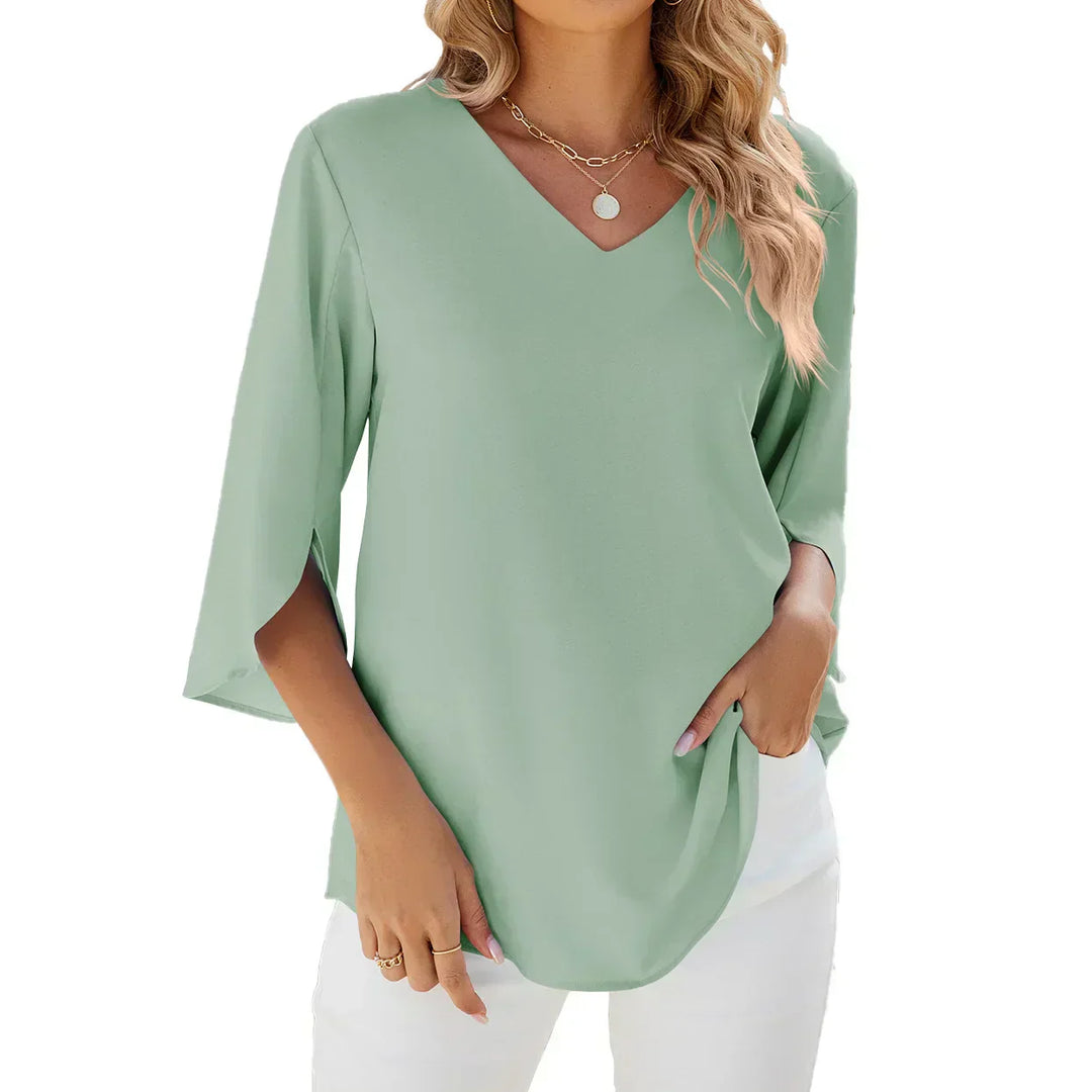 Cara   | V-neck Blouse