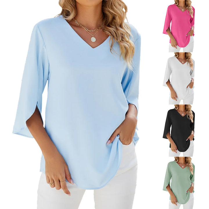 Cara   | V-neck Blouse