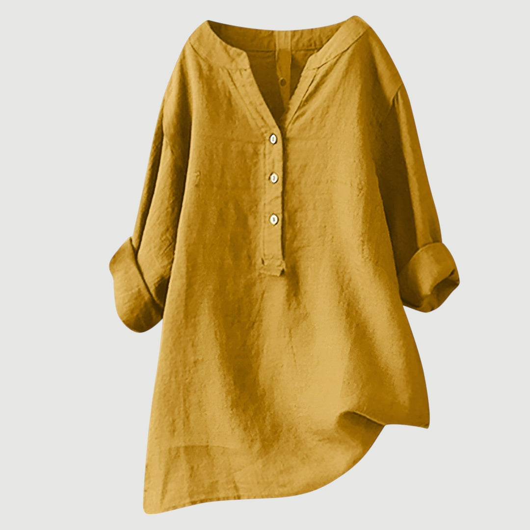 Freja | Airy and comfortable button-down shirt