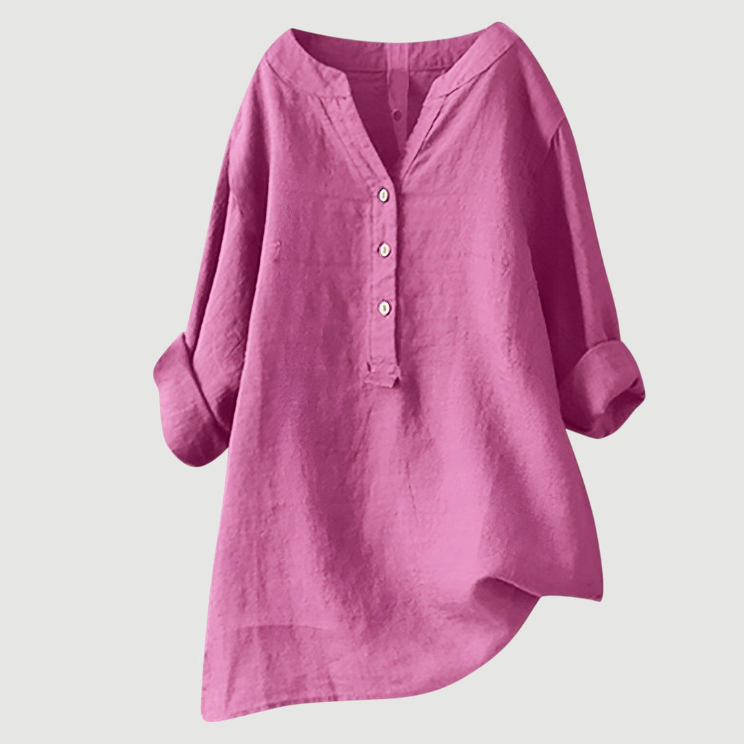 Freja | Airy and comfortable button-down shirt